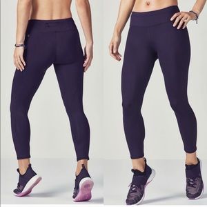 Fabletics Purple Gia Powerlite Capri Leggings